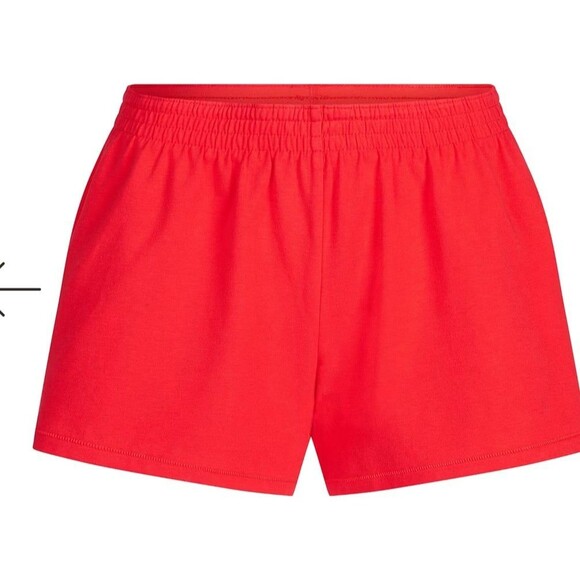 Skims cotton jersey classic short Ruby - Picture 1 of 9